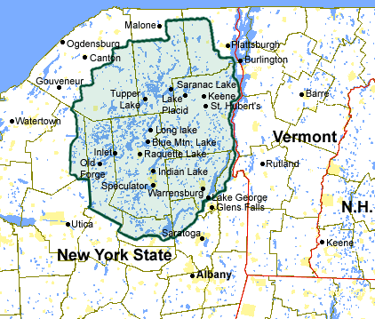 Upper New York State Map Adirondack Region Map: Discover The Adirondacks Of New York