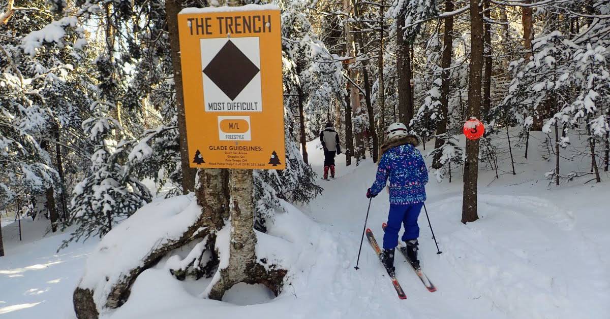 Try Glade Skiing In The Adirondacks