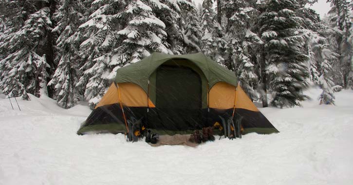 small winter tent