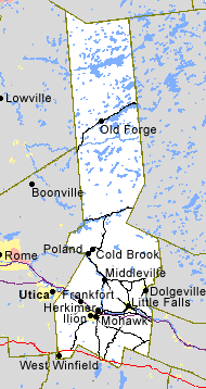 Herkimer County NY Map